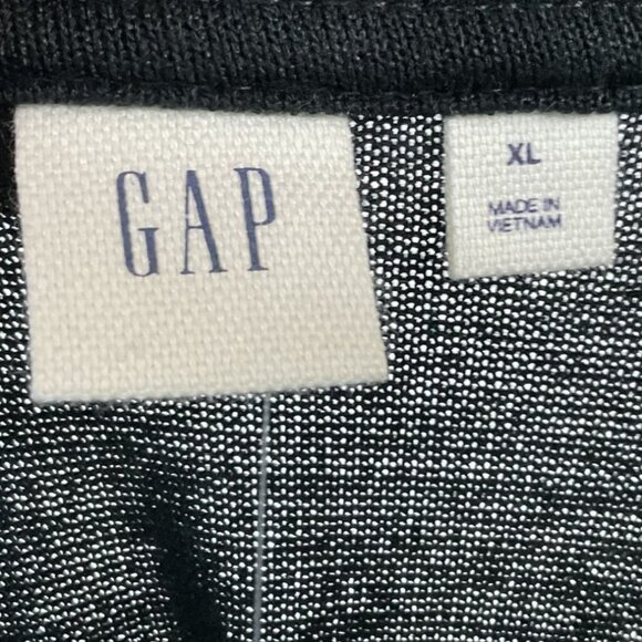 NWT GAP Long-sleeve Soft-spun Raglan Black Crewneck Sweater, Women's XL - Picture 7 of 11